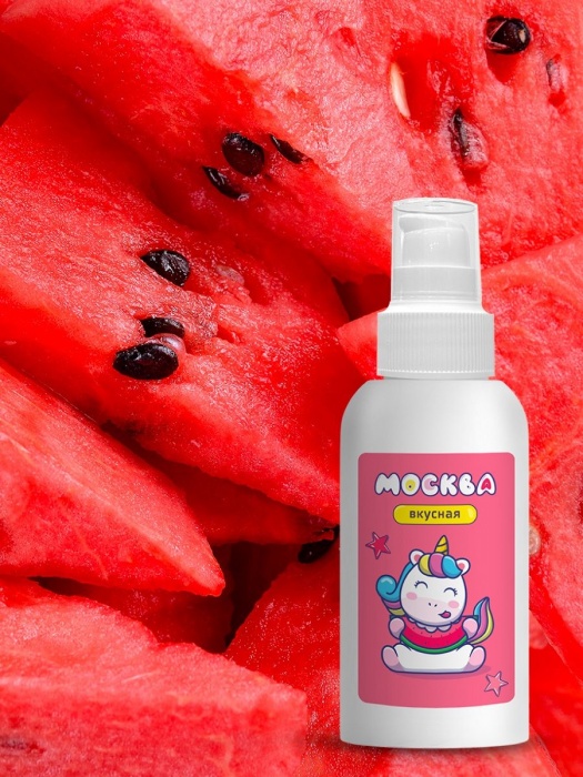 Универсальная смазка с ароматом арбуза  Москва Вкусная  - 100 мл. - Москва - купить с доставкой в Миассе