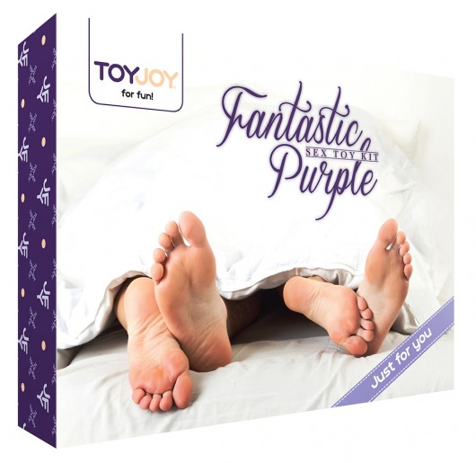 Эротический набор FANTASTIC PURPLE SEX TOY KIT - Toy Joy - купить с доставкой в Миассе