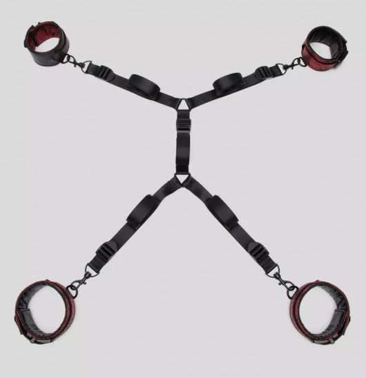 Изысканный набор фиксаций на кровати Reversible Under Mattress Restraint Set - Fifty Shades of Grey - купить с доставкой в Миассе