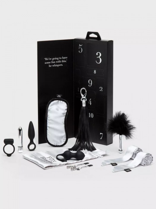 Эротический набор Pleasure Overload 10 Days of Play Gift Set - Fifty Shades of Grey - купить с доставкой в Миассе
