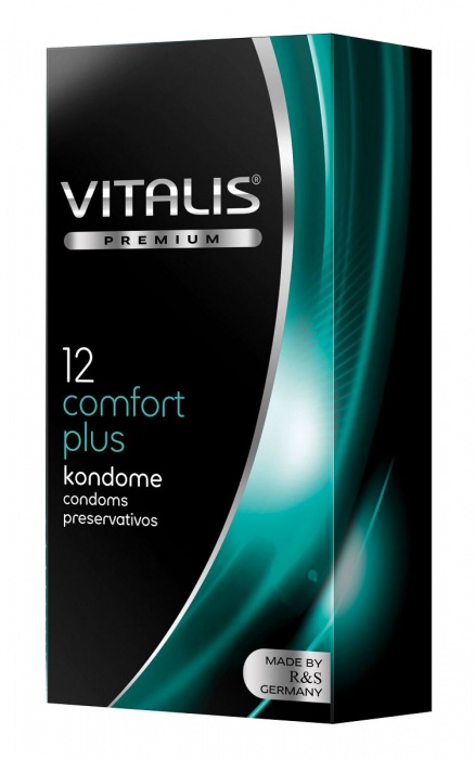 Контурные презервативы VITALIS PREMIUM comfort plus - 12 шт. - Vitalis - купить с доставкой в Миассе