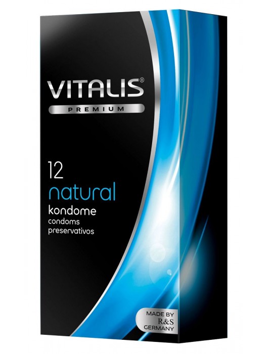 Классические презервативы VITALIS PREMIUM natural - 12 шт. - Vitalis - купить с доставкой в Миассе