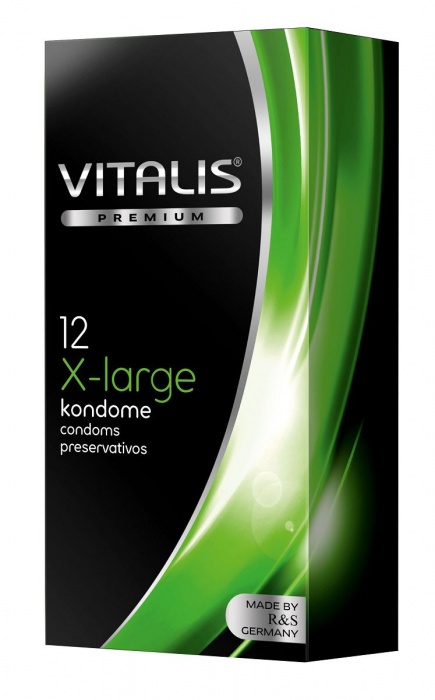 Презервативы увеличенного размера VITALIS PREMIUM x-large - 12 шт. - Vitalis - купить с доставкой в Миассе
