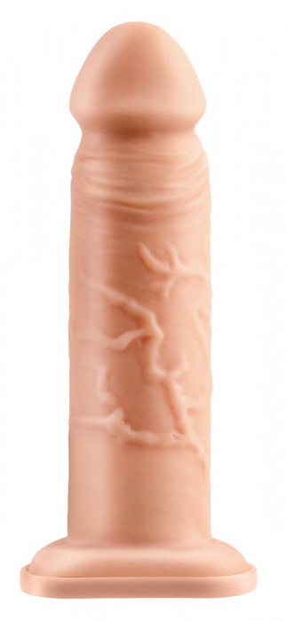 Телесный реалистичный фаллоимитатор с полостью Silicone Hollow Extension - 20 см. - Pipedream - купить с доставкой в Миассе