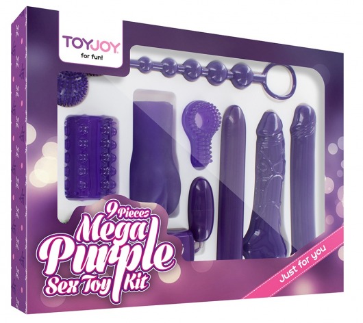 Эротический набор Toy Joy Mega Purple - Toy Joy - купить с доставкой в Миассе