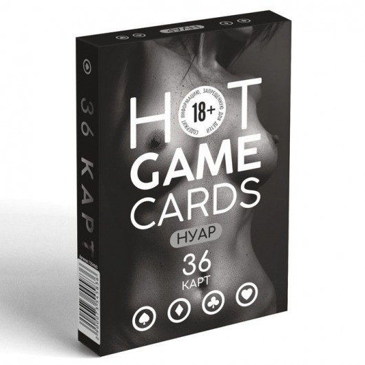 Игральные карты HOT GAME CARDS НУАР - 36 шт. - Сима-Ленд - купить с доставкой в Миассе