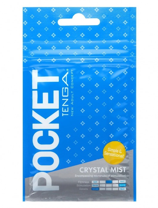 Карманный мастурбатор Crystal Mist - Tenga - в Миассе купить с доставкой