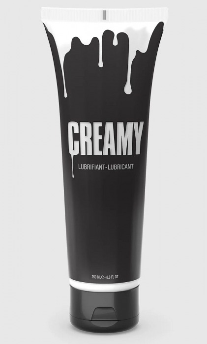 Смазка на водной основе Creamy с консистенцией спермы - 250 мл. - Strap-on-me - купить с доставкой в Миассе