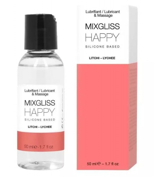 Смазка на силиконовой основе Mixgliss Happy - 50 мл. - Mixgliss - купить с доставкой в Миассе