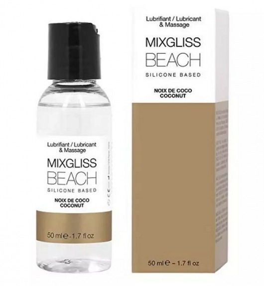 Смазка на силиконовой основе Mixgliss Beach - 50 мл. - Mixgliss - купить с доставкой в Миассе