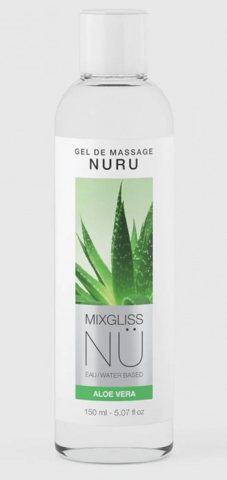 Массажный гель на водной основе Mixgliss NU Aloe Vera - 150 мл. - Mixgliss - купить с доставкой в Миассе