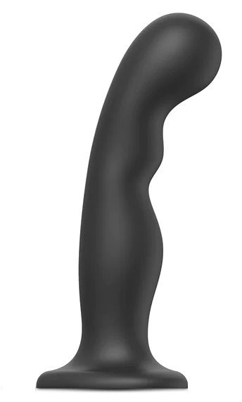 Черная насадка Strap-On-Me Dildo Plug P G size XXL - Strap-on-me - купить с доставкой в Миассе