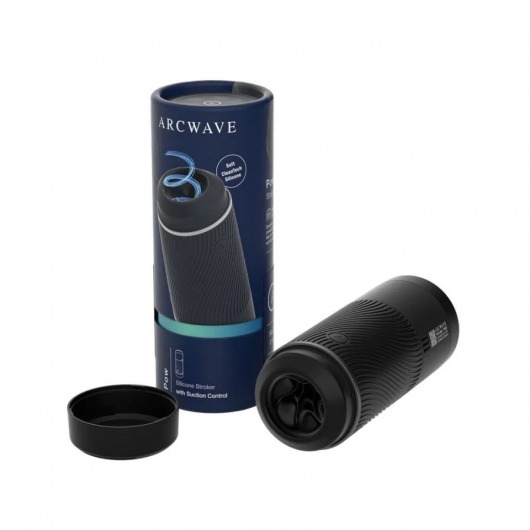 Черный мастурбатор с контролем всасывания Arcwave Pow Stroker - Arcwave - в Миассе купить с доставкой