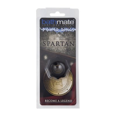 Чёрное эрекционное кольцо Spartan - Bathmate - в Миассе купить с доставкой