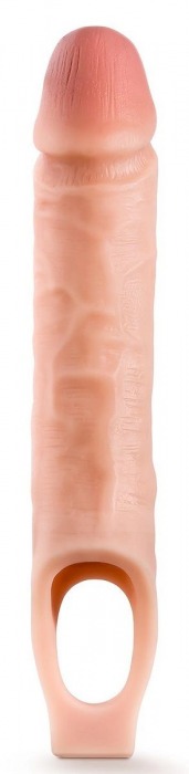 Телесная насадка на пенис 10 Inch Cock Sheath Extender - 25 см. - Blush Novelties - в Миассе купить с доставкой