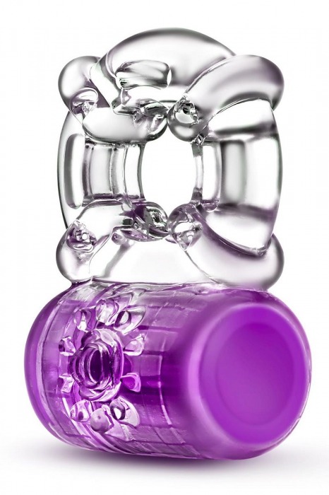 Фиолетовое эрекционное виброкольцо Pleaser Rechargeable C-Ring - Blush Novelties - в Миассе купить с доставкой