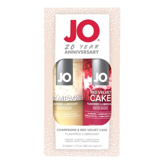 Подарочный набор из 2 лубрикантов Limited Edition 20 Year Anniversary Set - System JO - купить с доставкой в Миассе