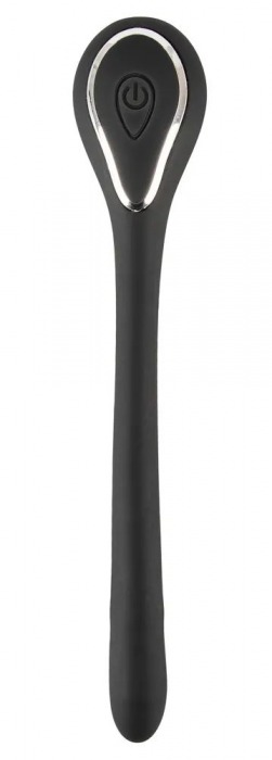 Черный гибкий уретральный стимулятор с вибрацией Vibrating Bendable Dilator - 13,5 см. - Orion - купить с доставкой в Миассе