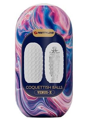 Мастурбатор в форме яйца Coquettish Balls - Baile - в Миассе купить с доставкой