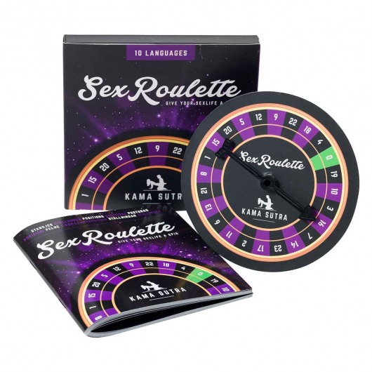 Настольная игра-рулетка Sex Roulette Kamasutra - Tease&Please - купить с доставкой в Миассе