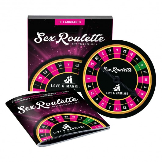 Настольная игра-рулетка Sex Roulette Love   Marriage - Tease&Please - купить с доставкой в Миассе