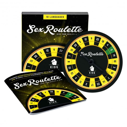 Настольная игра-рулетка Sex Roulette Kiss - Tease&Please - купить с доставкой в Миассе