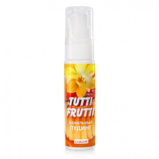 Интимный гель на водной основе Tutti-Frutti  Ванильный пудинг  - 30 гр. - Биоритм - купить с доставкой в Миассе