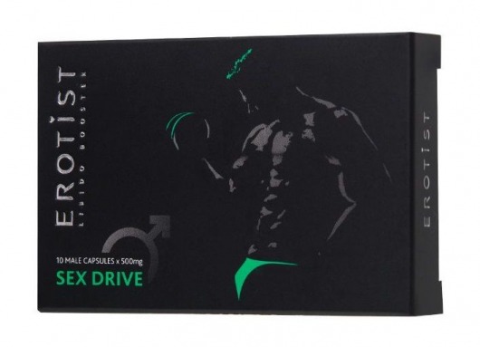 Капсулы для мужчин для повышения либидо Erotist SEX DRIVE - 10 капсул (500 мг.) - Erotist Libido Booster - купить с доставкой в Миассе