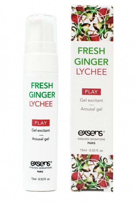 Возбуждающий гель Fresh Ginger Lychee Arousal Gel - 15 мл. - Exsens - купить с доставкой в Миассе