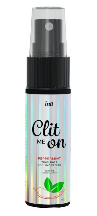 Клиторальный возбуждающий спрей Clit Me On Peppermint - 12 мл. - INTT - купить с доставкой в Миассе