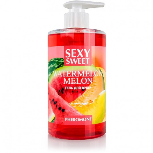 Гель для душа Sexy Sweet Watermelon Melon с ароматом арбуза, дыни и феромонами - 430 мл. -  - Магазин феромонов в Миассе