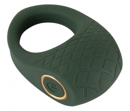 Зеленое эрекционное виброкольцо Luxurious Vibro Cock Ring - Orion - в Миассе купить с доставкой