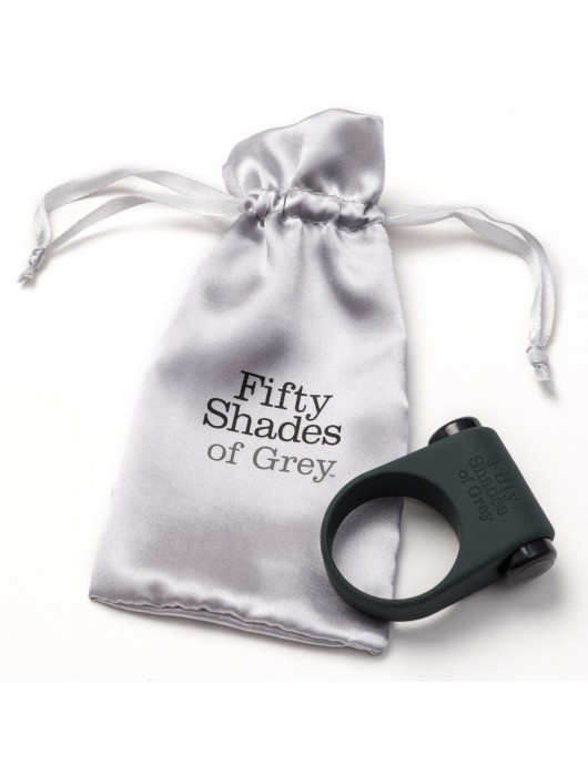 Серое эрекционное кольцо с вибрацией Feel It, Baby! - Fifty Shades of Grey - в Миассе купить с доставкой