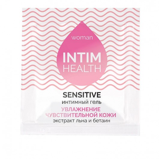 Саше интимного геля на водной основе Intim Health Sensitive - 3 гр. - Биоритм - купить с доставкой в Миассе