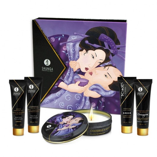 Подарочный набор Geishas secret из 5 предметов - Shunga - купить с доставкой в Миассе