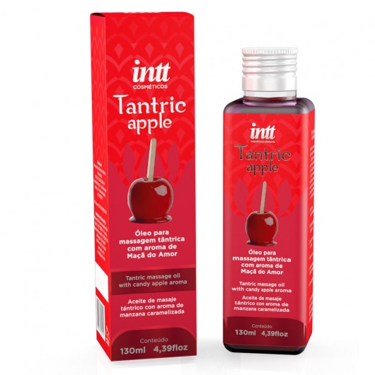 Массажное масло Tantric Apple с ароматом яблока - 130 мл. - INTT - купить с доставкой в Миассе