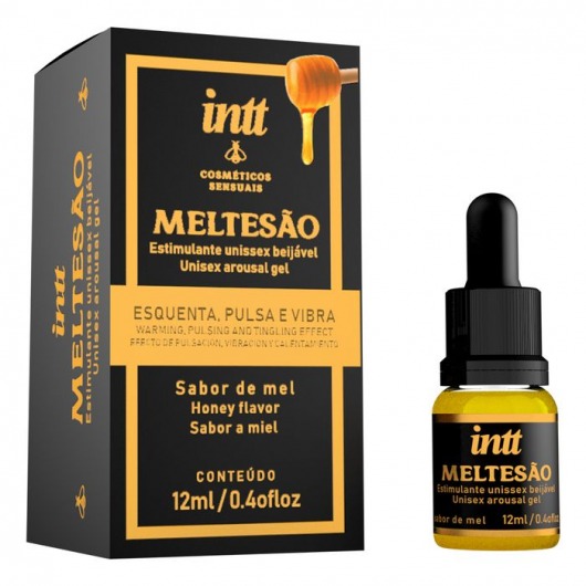 Возбуждающий унисекс гель Meltesao - 12 мл. - INTT - купить с доставкой в Миассе