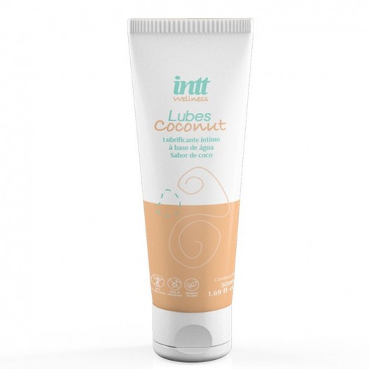 Лубрикант на водной основе Lubes Coconut с ароматом кокоса - 50 гр. - INTT - купить с доставкой в Миассе