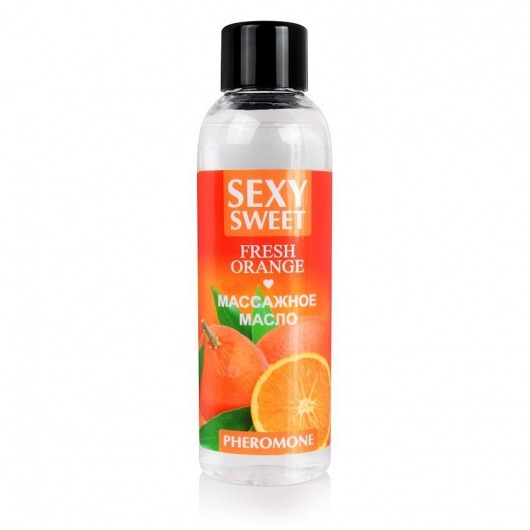 Массажное масло Sexy Sweet Fresh Orange с ароматом апельсина и феромонами - 75 мл. - Биоритм - купить с доставкой в Миассе