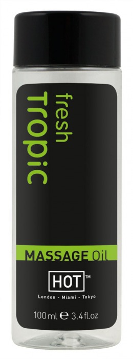 Массажное масло для тела Tropic Fresh - 100 мл. - HOT - купить с доставкой в Миассе