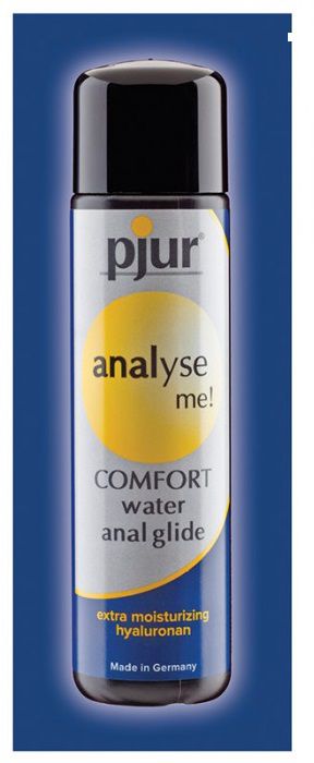 Анальный лубрикант pjur ANALYSE ME Comfort Water Anal Glide - 2 мл. - Pjur - купить с доставкой в Миассе