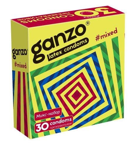 Микс-набор из 30 презервативов Ganzo Mixed - Ganzo - купить с доставкой в Миассе