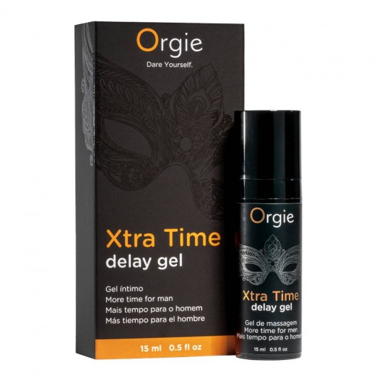 Продлевающий гель Orgie Xtra Time Delay Gel - 15 мл. - ORGIE - купить с доставкой в Миассе