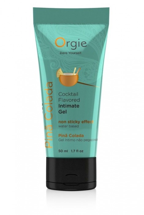 Съедобный интимный гель Orgie Lube Tube Cocktail Pina Colada - 50 мл. - ORGIE - купить с доставкой в Миассе