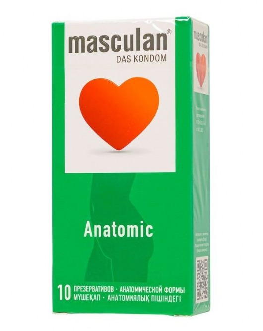 Презервативы анатомической формы Masculan Anatomic - 10 шт. - Masculan - купить с доставкой в Миассе