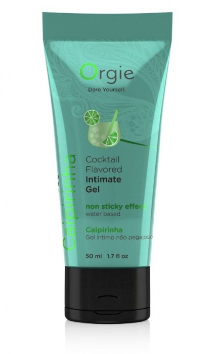 Съедобный интимный гель Orgie Lube Tube Cocktail Caipirinha - 50 мл. - ORGIE - купить с доставкой в Миассе