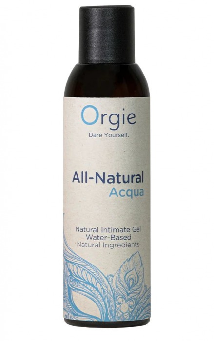 Интимный гель на водной основе Orgie All-Natural Acqua - 150 мл. - ORGIE - купить с доставкой в Миассе