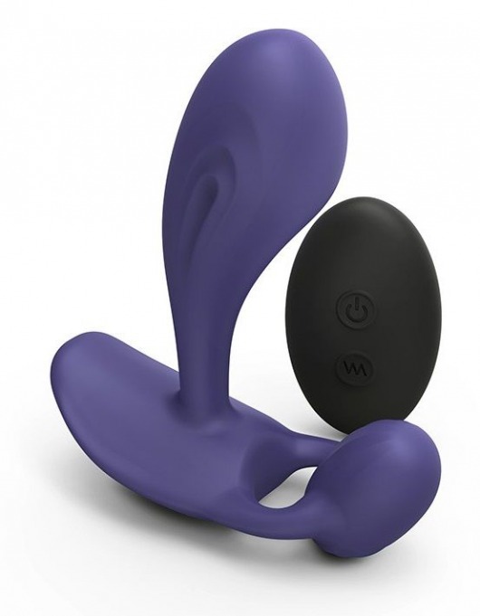 Темно-синий вибромассажер Witty P G Vibrator with Remote Control - Love to Love - в Миассе купить с доставкой
