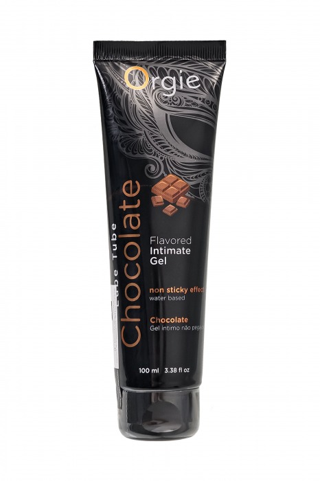 Интимный гель на водной основе Lube Tube Chocolate с шоколадным вкусом - 100 мл. - ORGIE - купить с доставкой в Миассе