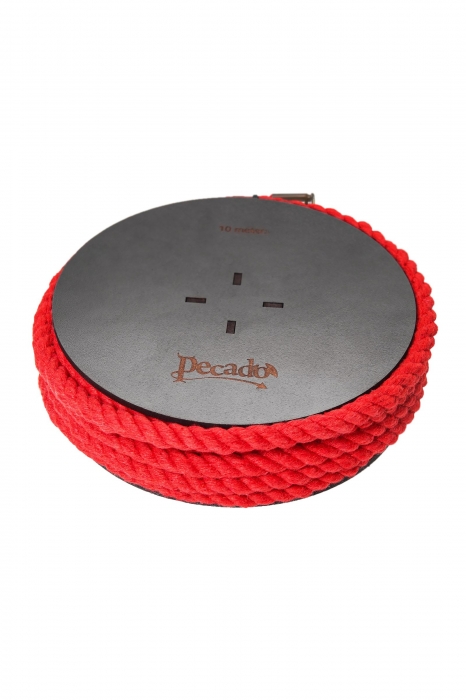 Красная веревка для шибари на катушке - 10 м. - Pecado - купить с доставкой в Миассе